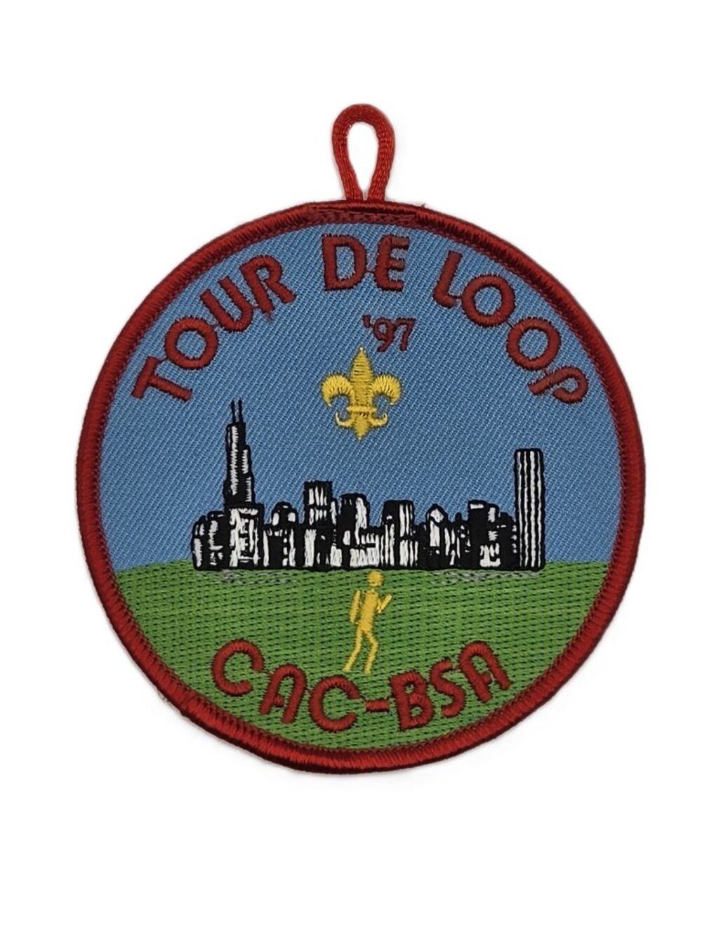 Vintage 1997 Tour de Loop CAC BSA Chicago Area Council Scout Patch